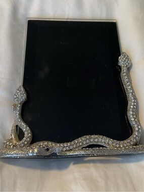 Z Gallerie Silver Rhinestone Snake Frame
